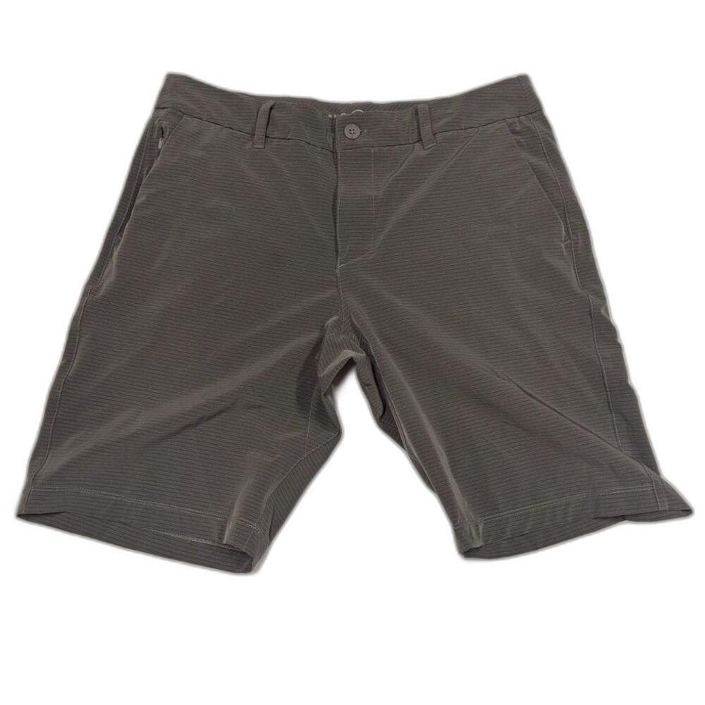 Hang Ten Hiking Biking Fishing Active Drawstring Gray Mens Shorts 34